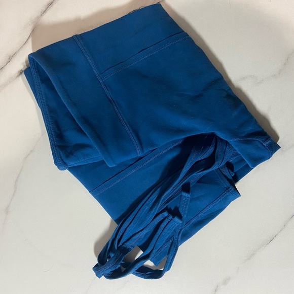 Free People | FP Movement Turnout Tie Lace Up Ribbon Leggings Size M - Picture 2 of 4